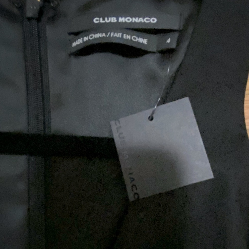 Club Monaco wool suit dress size 4 black - Picture 6 of 8